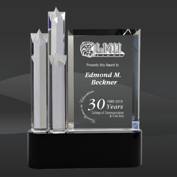 Triple Star Crystal Award (SCT-K5357)