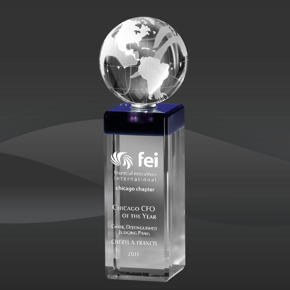 World Hallmark Crystal Award (MPI-CR-A540WS-9)