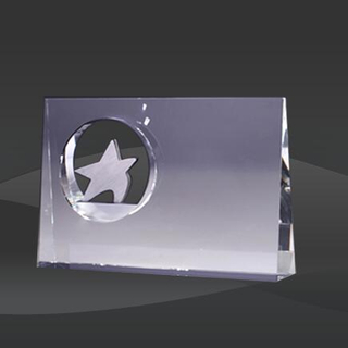 Clear Star Hole Crystal Award (DMC-DCS326)