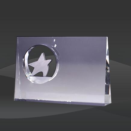 Clear Star Hole Crystal Award (DMC-DCS326)