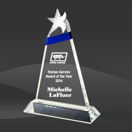 Blue Crystal Stripe Award (DMC-DCS372, DMC-DCS373, DMC-DCS374)