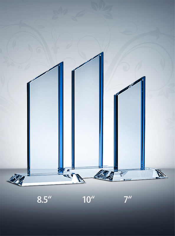 Crystal Pinnacle Award Plaques (CC18070, CC18085, CC18100, CC18120)