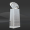 Clear Towering Diamond Crystal Award (J-CRY1459MC)