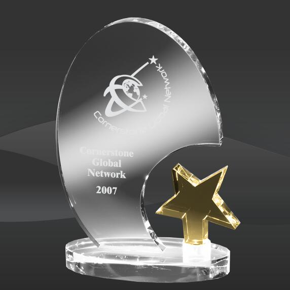 Radiant Star Crystal Award (MPI-CR-A1063AM-8)