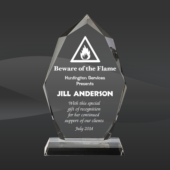 Clear Optic Crystal Glass Awards Trophies