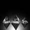 Pharaoh′s Crystal Pyramid Paperweight (#50132, #50133, #50134)
