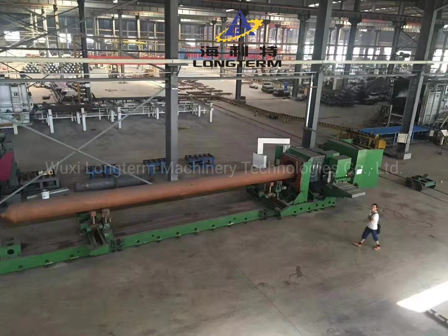 232-406mm CNG Gas Cylinders CNC Threaded Screw Neck Threading Machine with Hole Drilling^