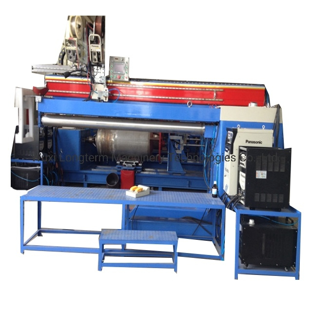 Full Automatic LPG Cylinder / Steel Cylinder MIG Longitudinal Seam Welder / Seam Welding Machine