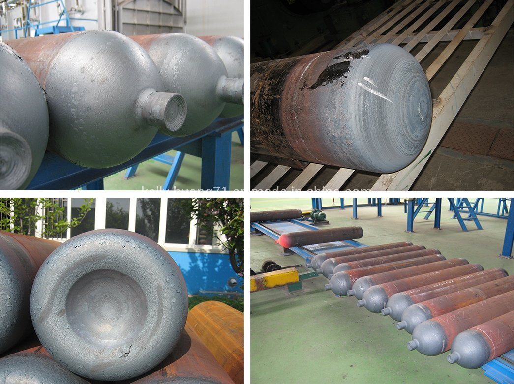 Roller Type Neck in and Bottom Closing Spinning Machine with Press for High Pressure Industrial Gas Cylinder^