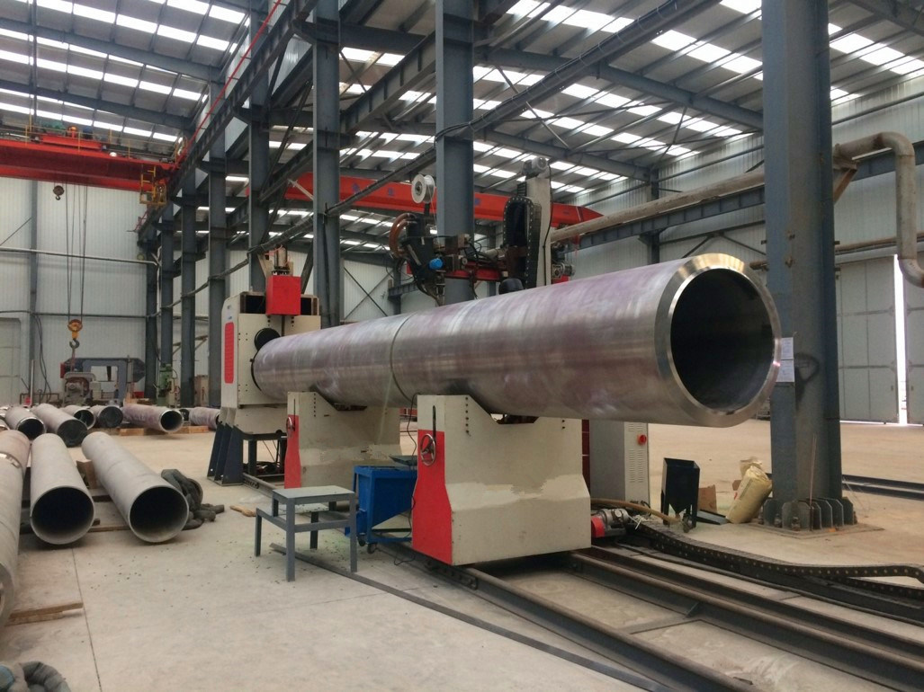 56in Carbon Steel Saudi Arabia Project Use Automatic External Orbital Welding Machine for Construction Site Project