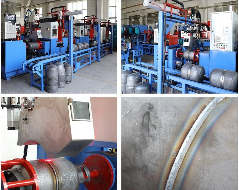 12.5kg LPG Gas Cylinder Automatic Circumferential Seam Welding Machine