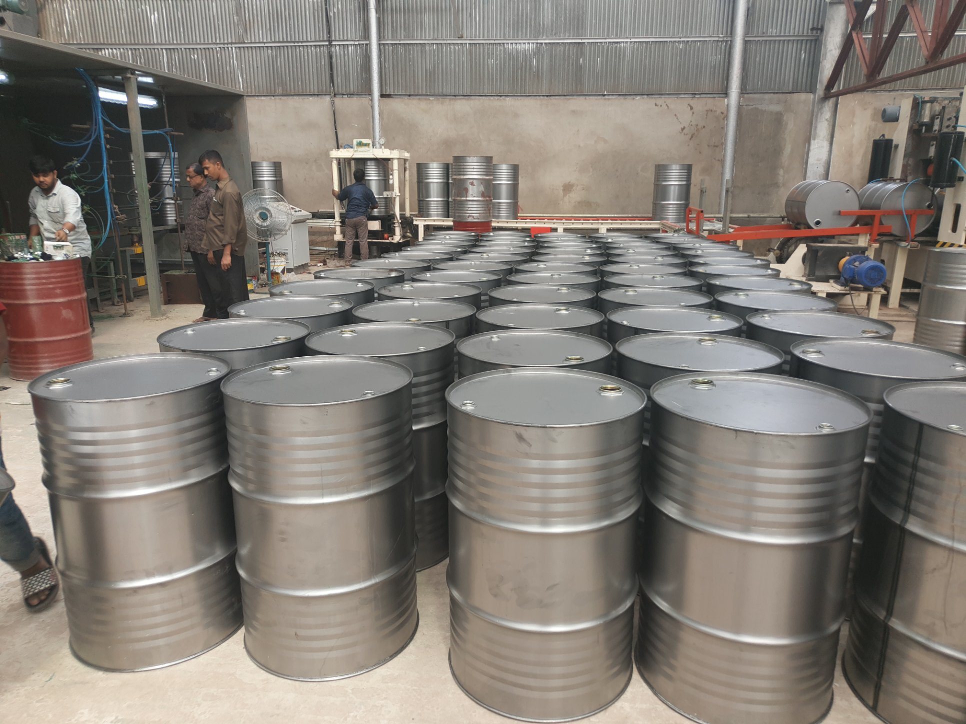 Steel Drum Cover Assembly & Seaming Machine