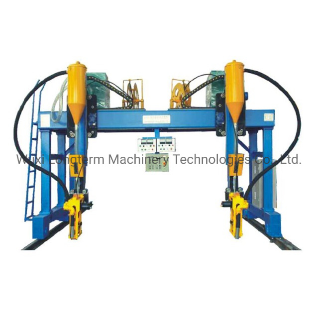 H Beam Assembling Welding Straightening Machine, H Beam Circular Seam Welding Equipment^