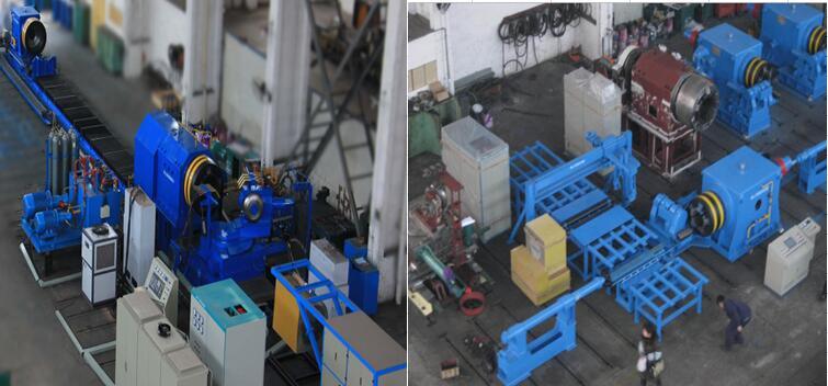 Seamless CNG Cylinder Necking Spinning Machine