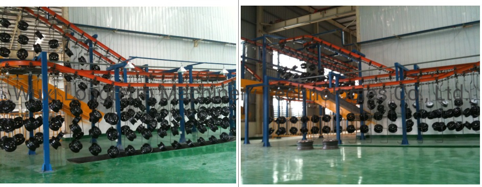 Industrial Use Dust-Free Powder Coating Line Production Line Electrostatic