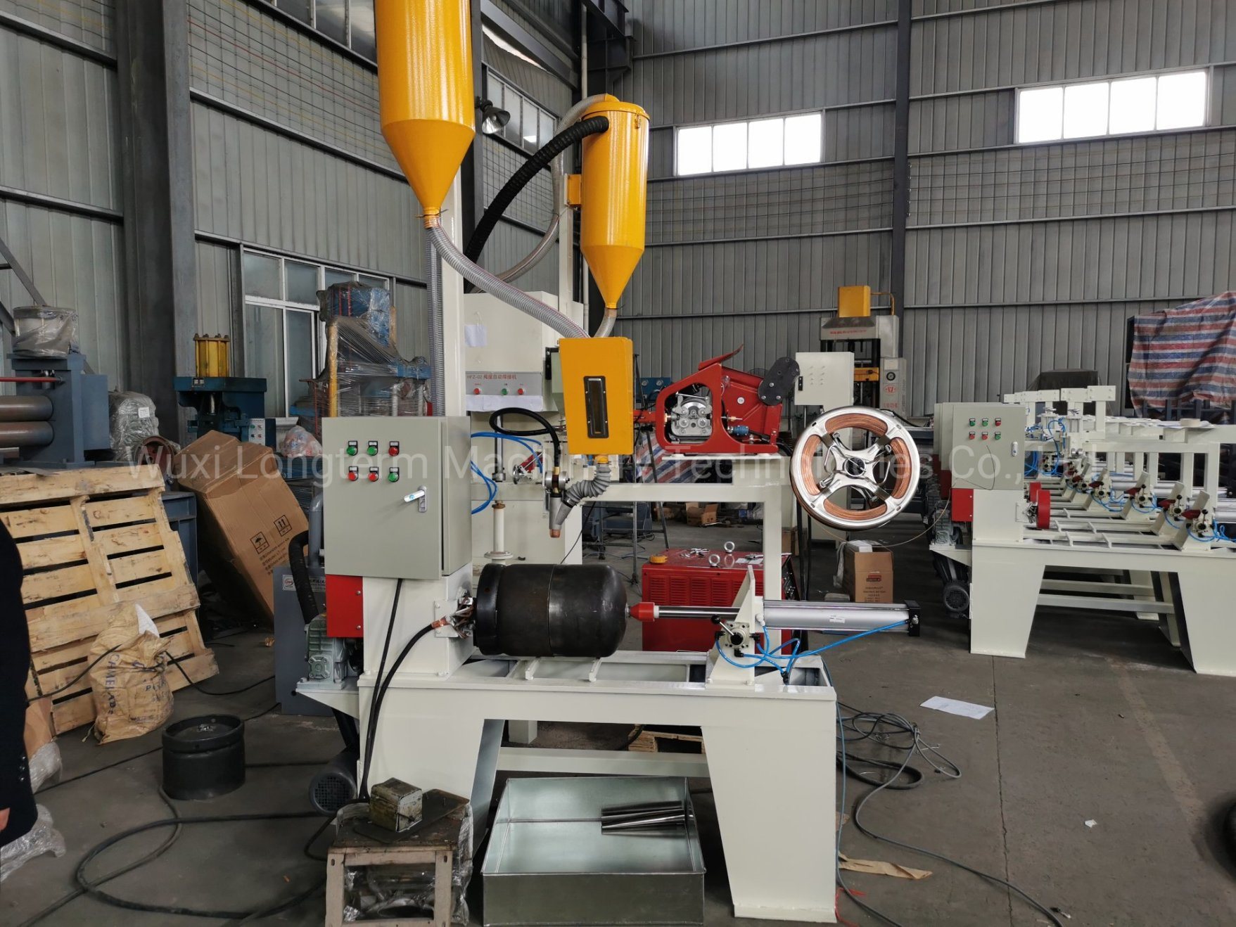 Auto Circular Saw Welding Machine, LPG Cylinder Circumferential Seam Welding Equipment