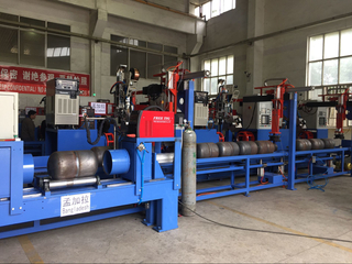 LPG Cylinder MIG Body Welding Machine Compare with Saw Welding