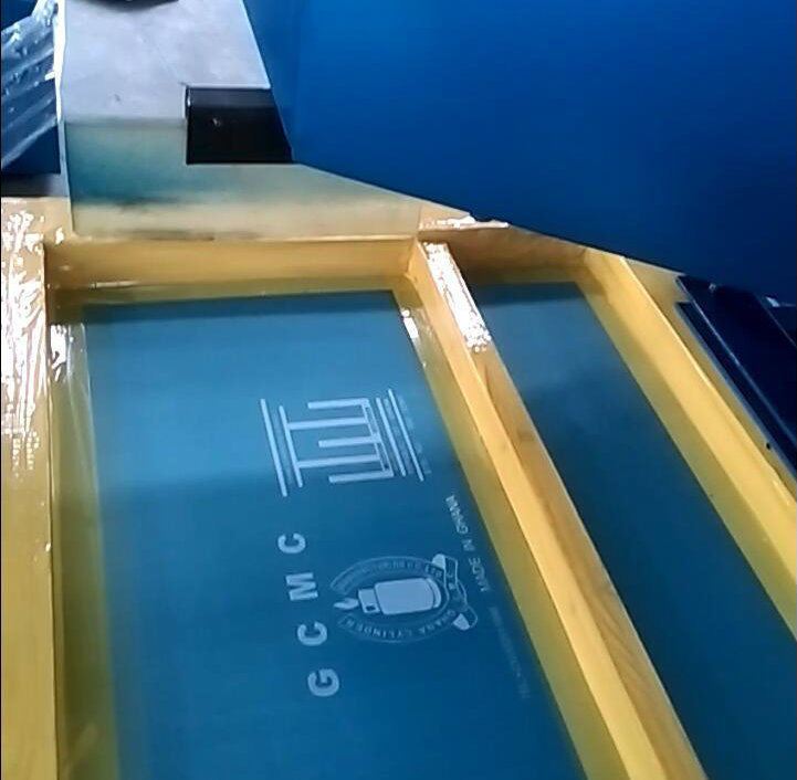 Semi-Automatic LPG Cylinder Screen Printing Machine