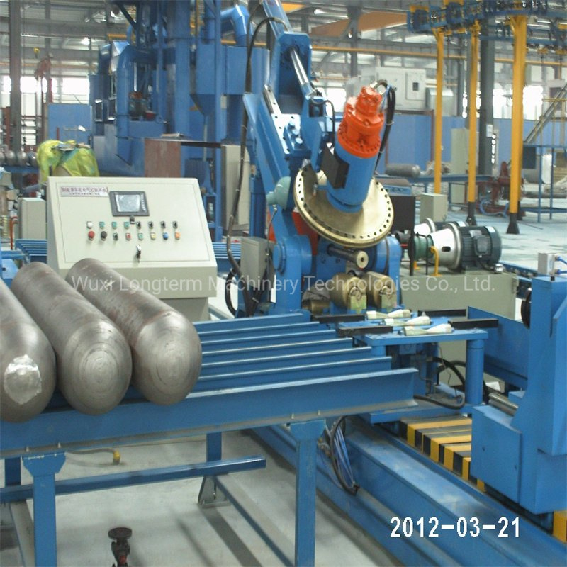 219-406mm CNG Seamless Gas Cylinder Embossing Machine, Code Stamping Marking Machine^