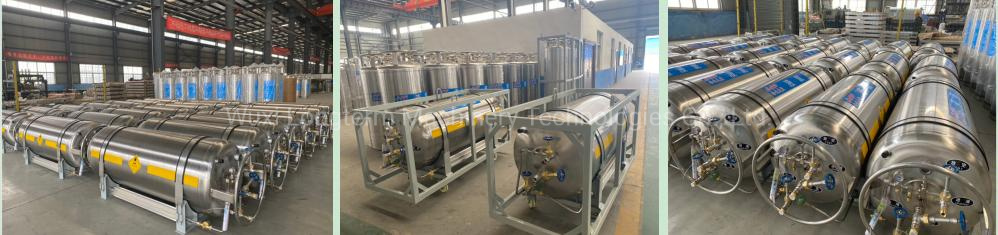 Cylindrical Stainless Steel 175/195/230 Liter Liquid Nitrogen Dewar, Welded Insulated Cryogenic Liquid Cylinder at an Affordable Price~