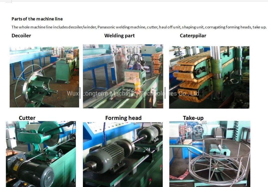 Mechanical Convoluted Flexible Hose Forming Machine