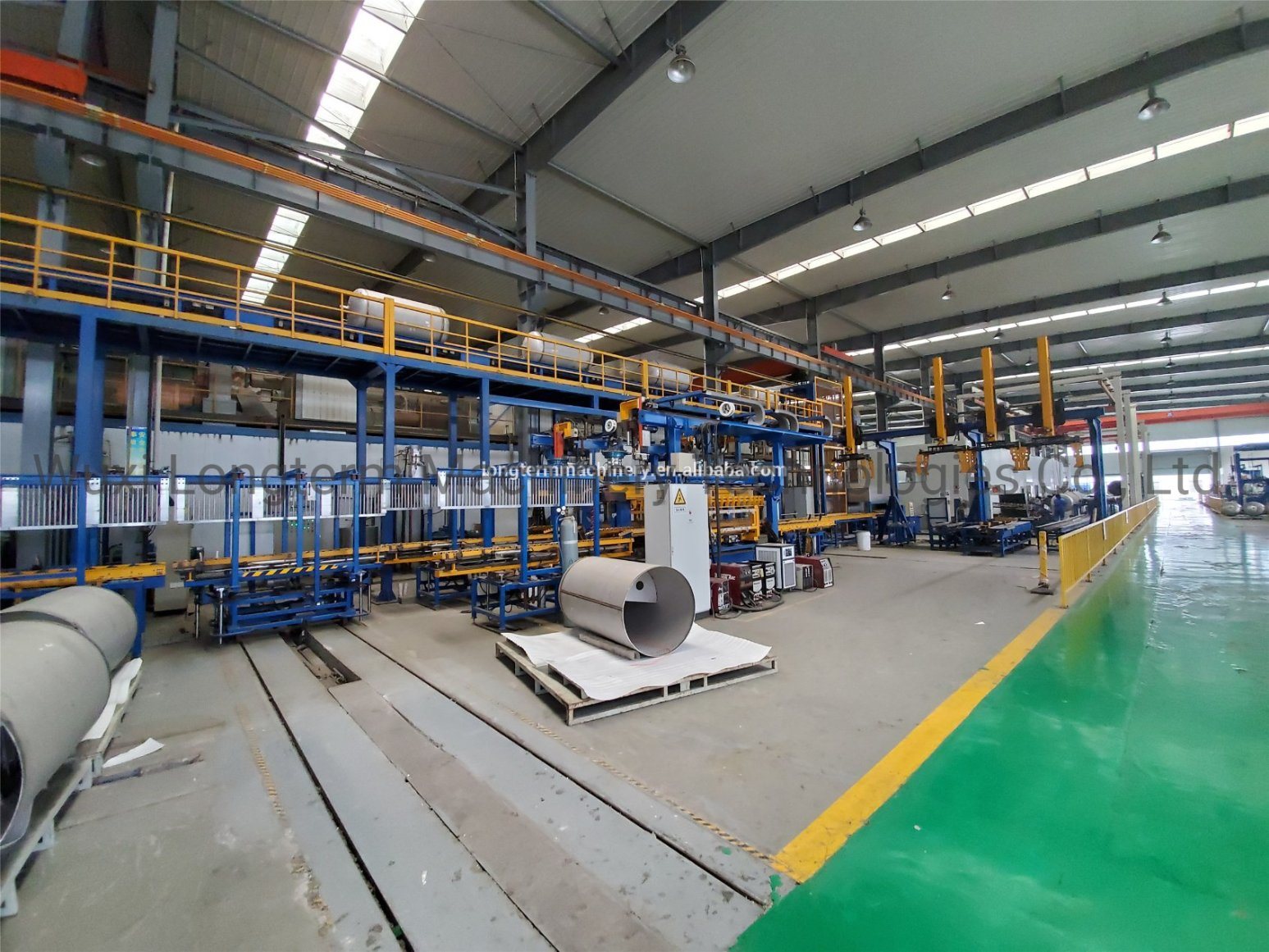 Automatic Air Compressor Tank Girth Seam Welding Machine, Double Torch Circumferential Seam Welding for Air Compressor Tank~