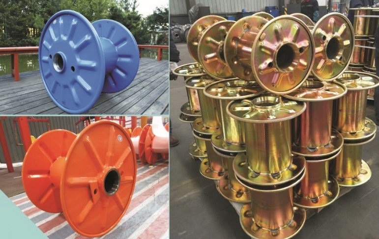 Empty Corrugated Cable Bobbin/Metal Spool/Reel/Cable Drum for Wire and Cable^