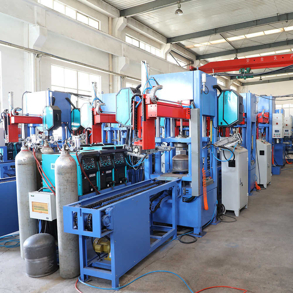 Fully Automatic LPG Gas Cylinder Body Circular Seam MIG Welding Machine