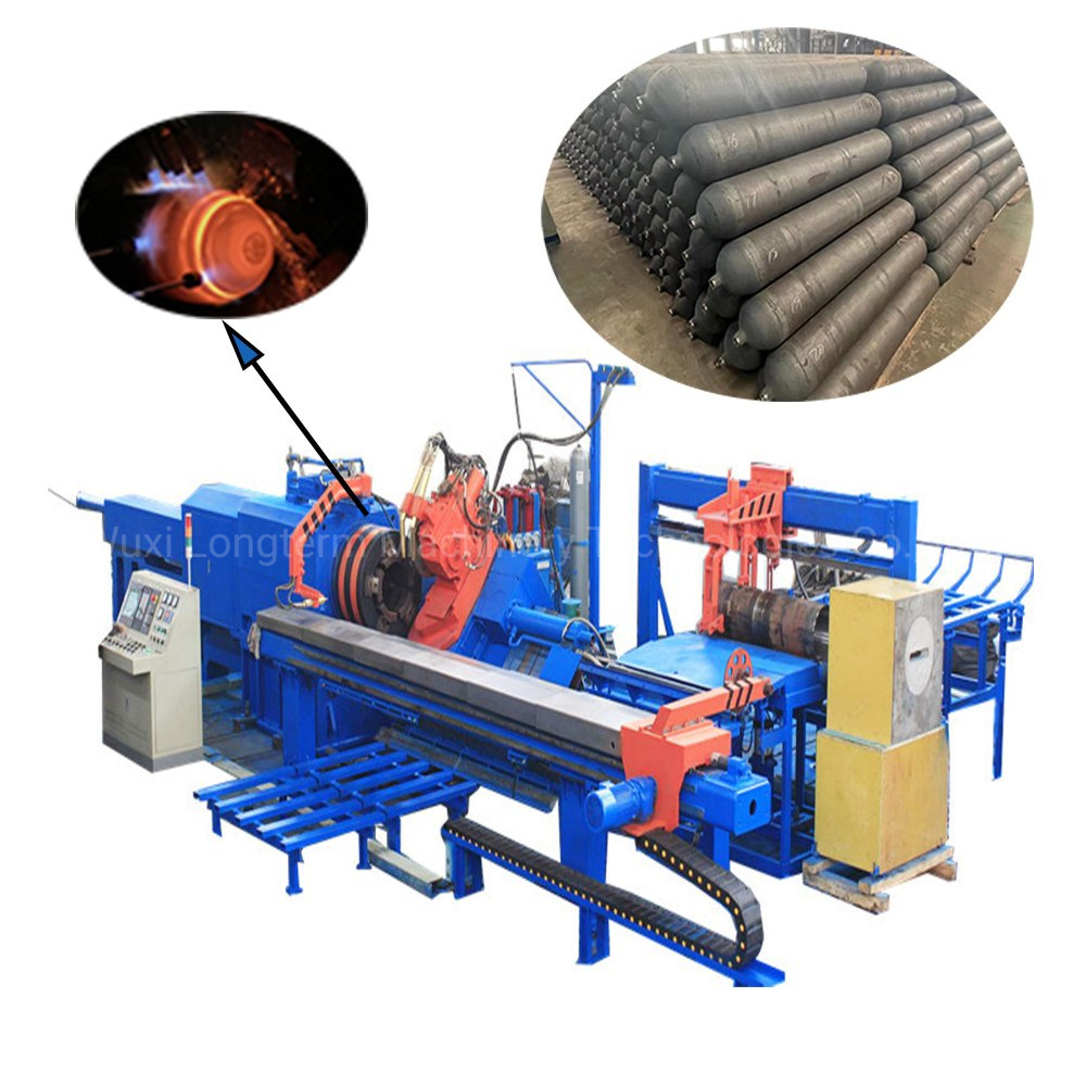 Hot Spinning Necking Machine for Small High Pressure Seamless CNG Cylinders