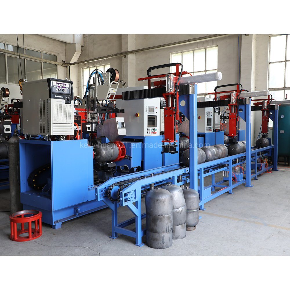 Made in China LPG Cylinder Circumferential Welding Machine / LPG Gas Cylinder Welding Equipmen MIG Circular&Round Seam Welding Machine