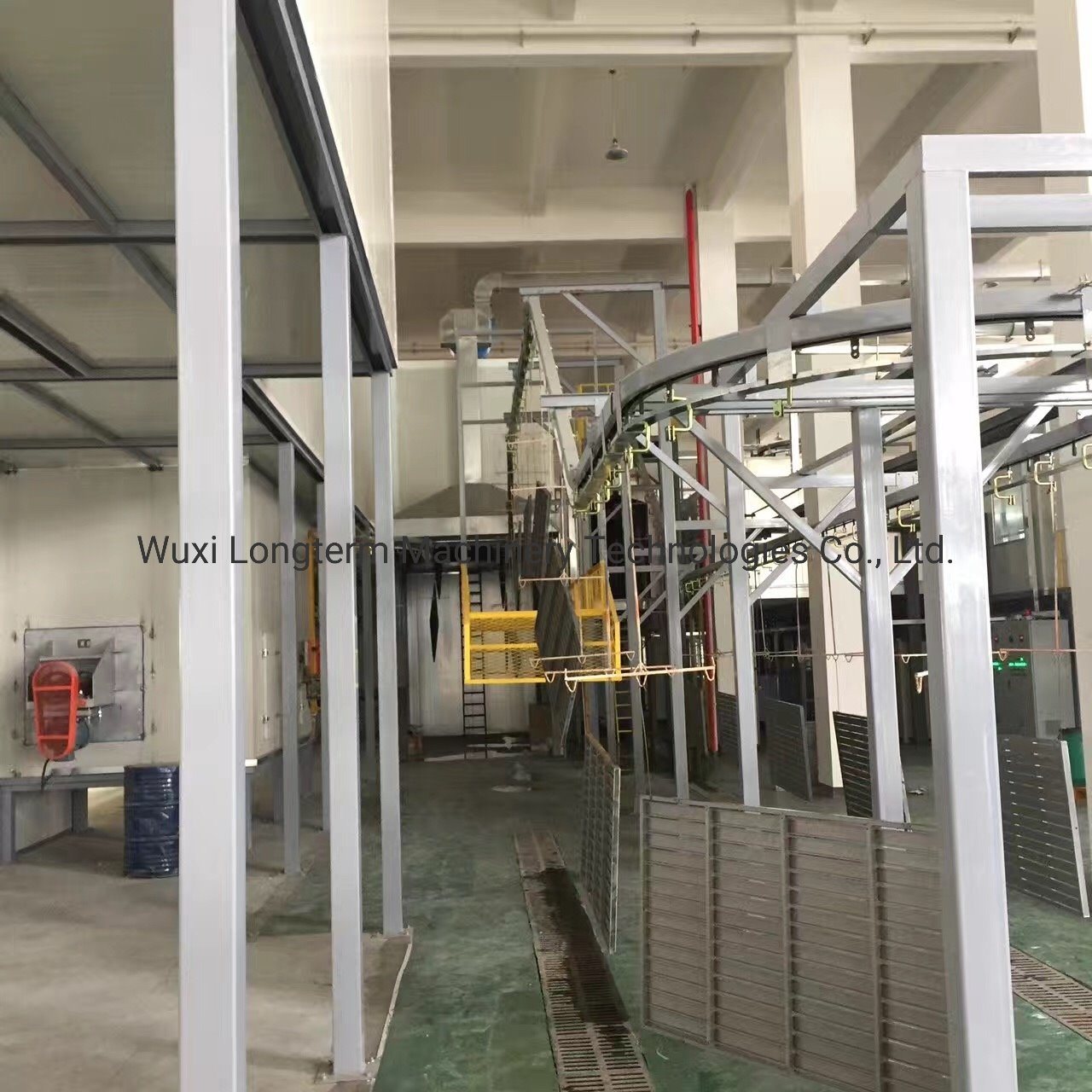 Customized Design Space-Saving Layouts Hardware Metal Products Spray Booths, Powder Coating Line/