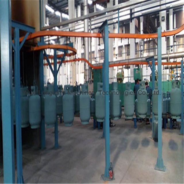 Fully Automatic LPG Gas Cylinder Powder Coating Line with Curing Oven