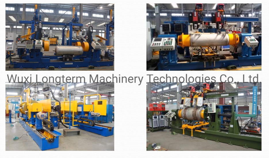 PLC Control LNG Gas Cylinder Internal Tank Linear Seam Welding Machine, LNG Cylinder Straight Seam Welding Lathe#