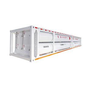 Chinese Factory CNG/Helium/Hydrogen Jumbo Tubes Skid Container Semi Trailer