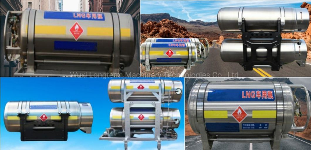 Durability Vehicle Cryogenic Storage Tank Liquid Nitrogen Natural Gas Cylinder