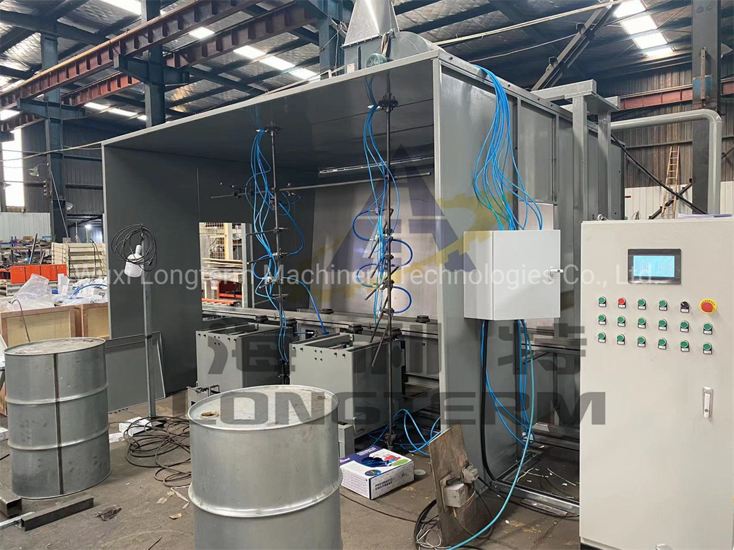 Automatic Drum Painting Machine, Outside and Inner Painting Booth, Spraying Booth for Steel Oil Drum / Bitumen Barrel Drum