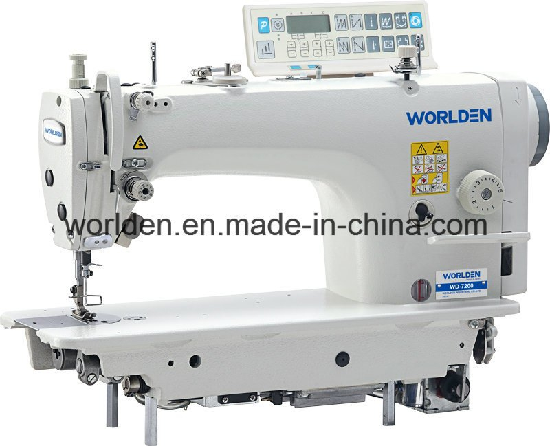 Wd-7100直接传动双线缝纫缝纫机与自动整理者