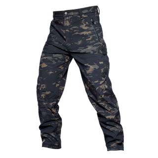 Military Dark Camouflage Softshell Pant with Shark Pattern