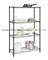 Four Tiers Chrome Plated Home Use Wheeled Wire Shelf (4545170)