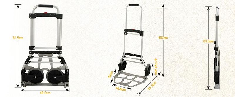 Heavy Duty Telescopic Steel Hand Trolley (HT120S)