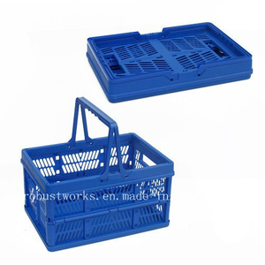 Large Size Folding Plastic Basket (FB003B)