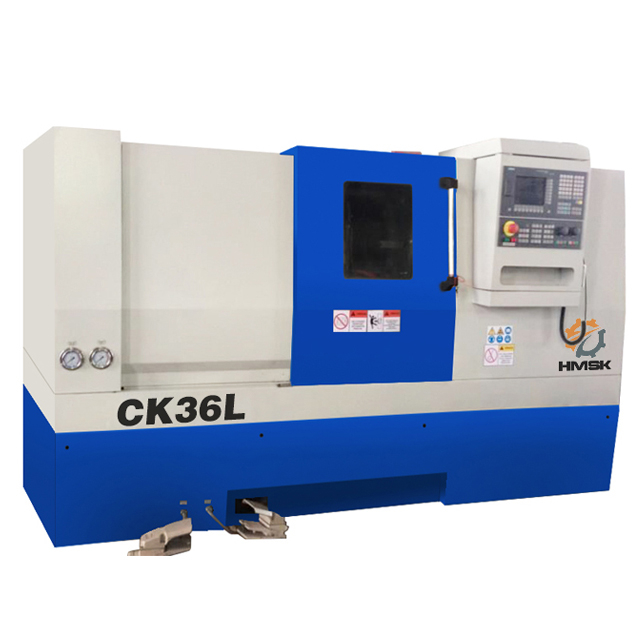 CK36L 14 '' X 2 '' CNC Torno con 6 posiciones ToolPost