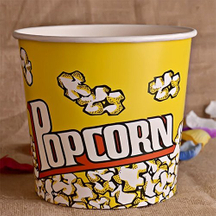 85 OZ Disposable Popcorn Bucket
