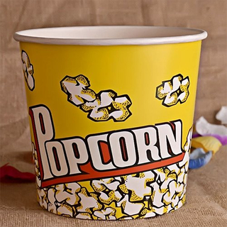 85 OZ Disposable Popcorn Bucket