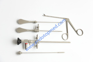 30deg, 2.7X175mm Arthroscope with Arthroscopy Sheath and Obturators, Blakesley Forcep