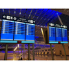 P7.62 agenda digital, información de llegada y salida señalización led, pantalla de estado de vuelo LED, cartelera comercial LED para aeropuerto