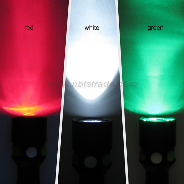 Multi Function Tri-color Flashlight