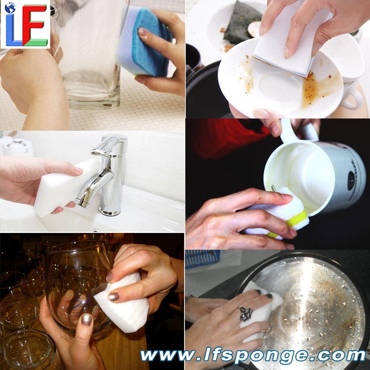 Magic Kitchen Cleaning Sponge Compound PU Inbuilt Soap