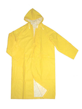 5102 yellow waterproof PVC polyester rain coat