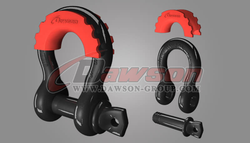 牽引ストラップとリカバリストラップ用のPU保護付き米国ドロップ鍛造スチールボウシャックル - Dawson Group Ltd. - 中国メーカー、サプライヤー、工場